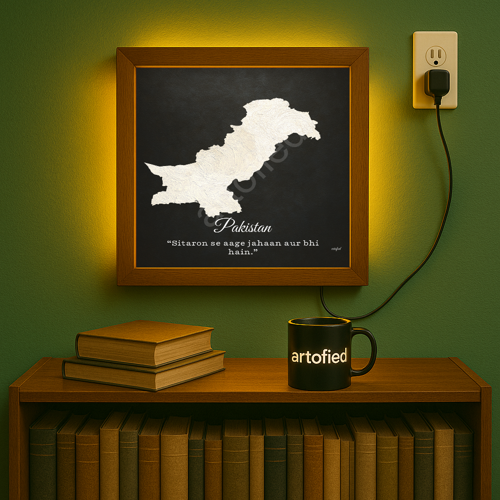 Pakistan Horizon – Beyond the Stars – Photo Frame Wall Lamp