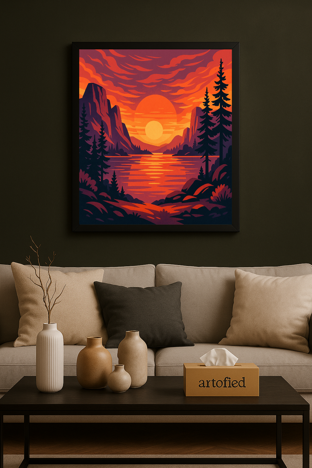 Cosmic Arches – A Gateway for Quiet Thought – Framed Metal Wall Art