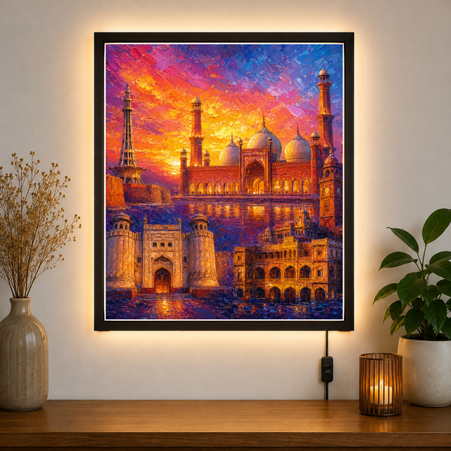 Sacred Waters Wall Lamp – LED Wall Art