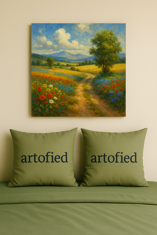 Golden Axis – A Centerpiece for Focused Spaces – Premium Metal Poster