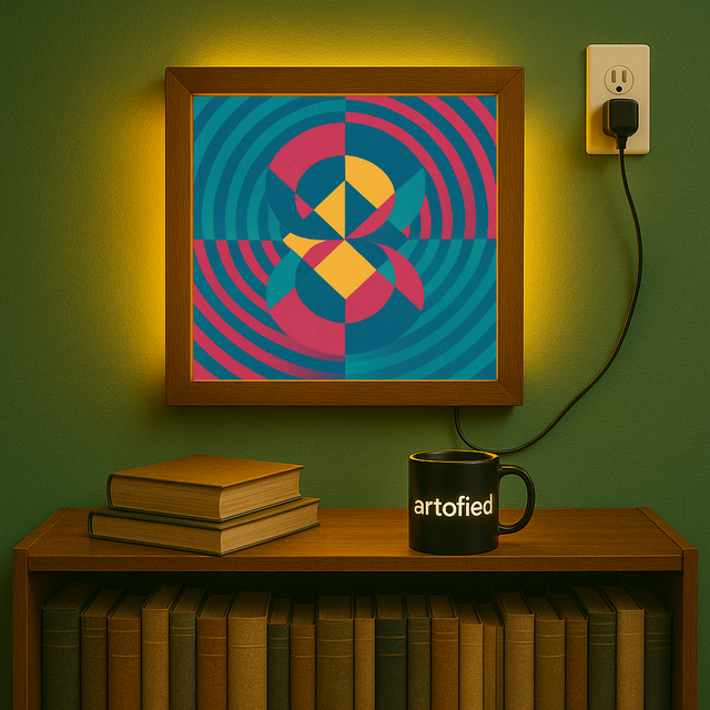 Kaleidoscope Glow – Mandala LED Wall Lamp Art