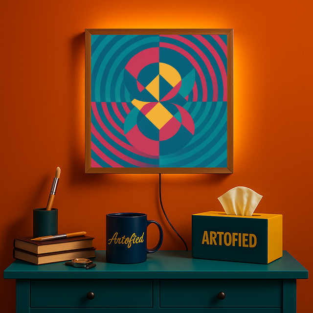 Mandala Light – Acrylic LED Glowing Frame Wall Art