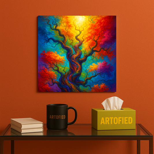 Eternal Circuit – Futuristic Calm for Modern Walls – Premium Metal Poster