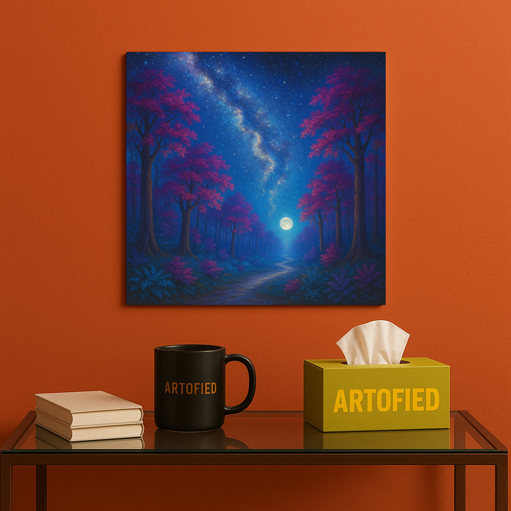 Gravity Lines – A Structured, Soothing Centerpiece – Premium Metal Poster