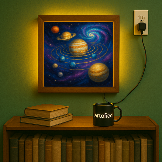 Solar Drift – LED Wall Lamp Art