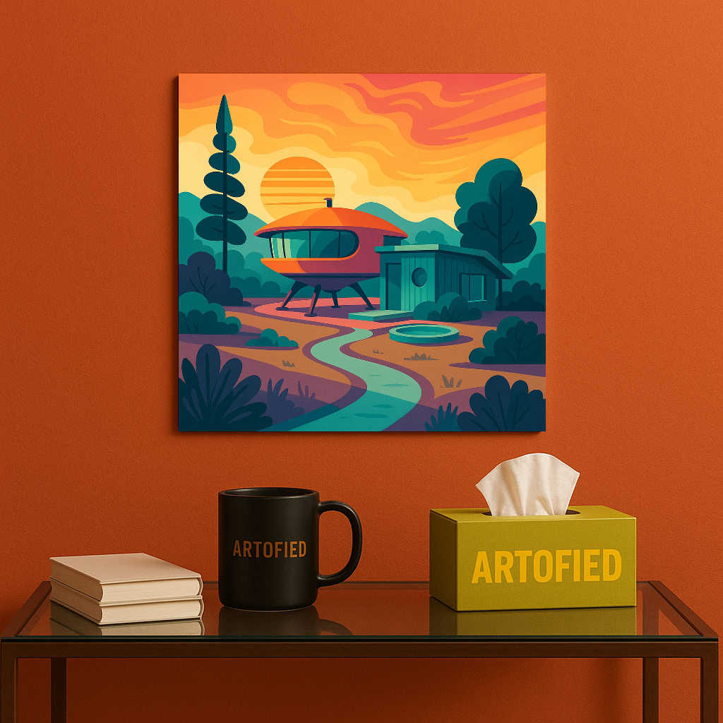 Noir Eclipse – Minimal Glow, Maximum Presence – Premium Metal Poster