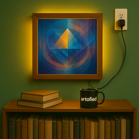 Horizon Pulse – A Gentle Beat of Color – Photo Frame Wall Lamp